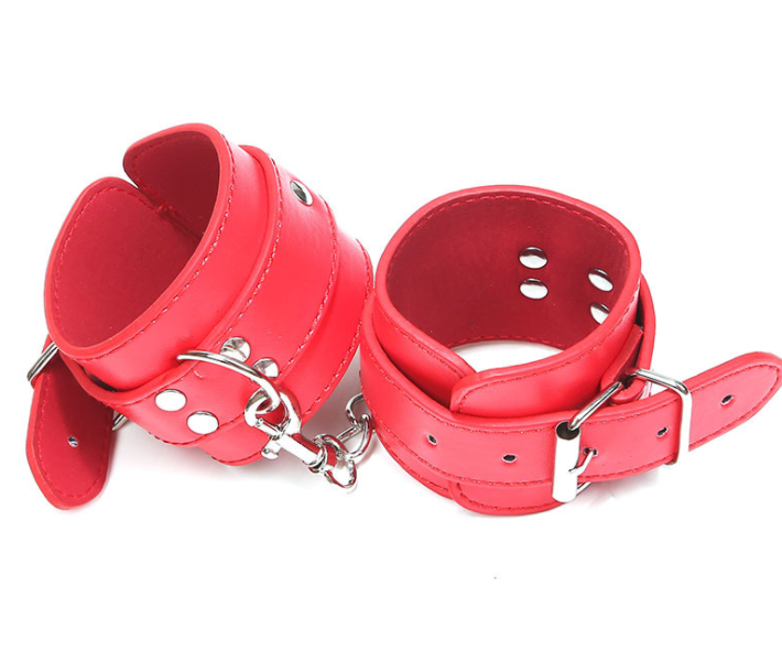 Faux Leather Handcuffs