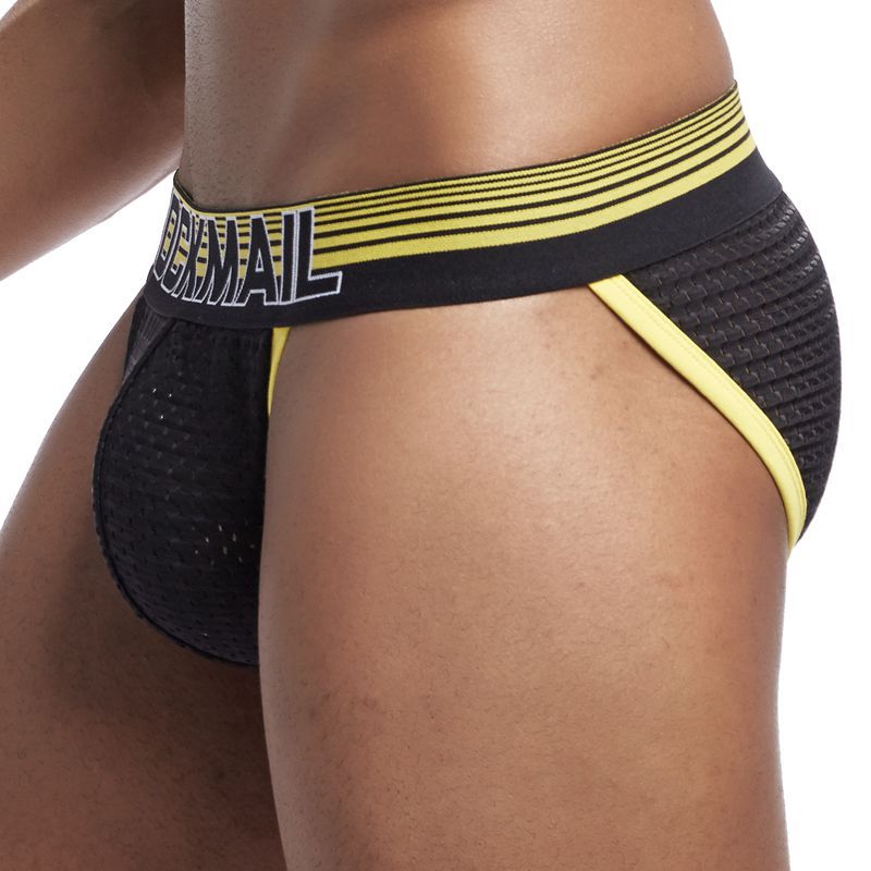 Colour Trim Jockstrap - Yellow / L