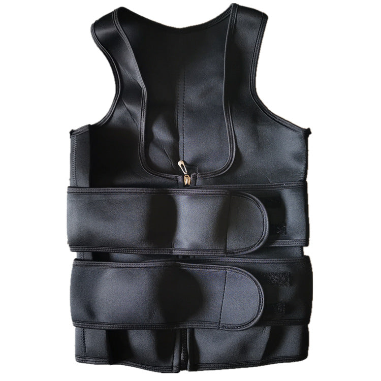 Adjustable Waist Cincher Corset - Black / S