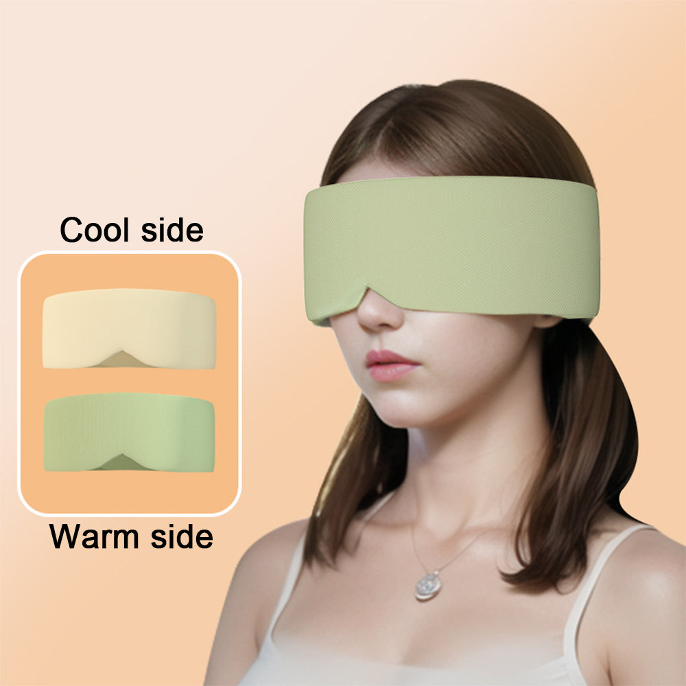 Padded Satin Blindfold - Green