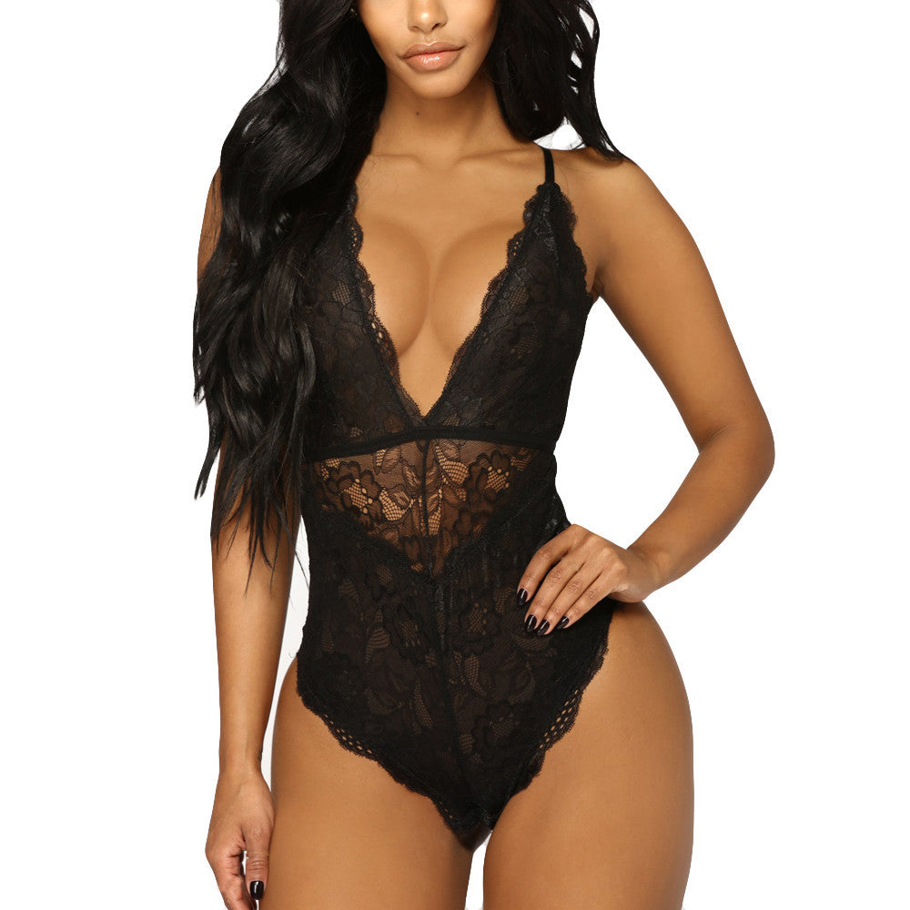 Plus Size Lace Nightwear Set