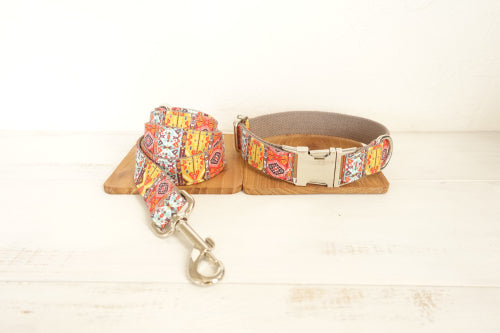 Collar and Leash Set - Dog Collar Leash Set / S
