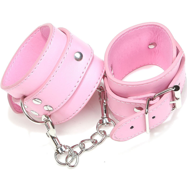 Faux Leather Handcuffs