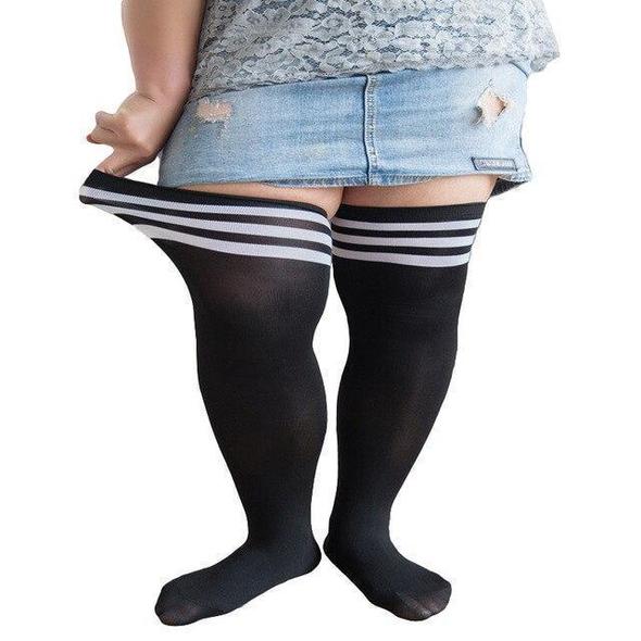 Plus Size Over-the-Knee Stockings