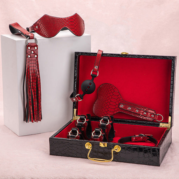 Collar and Handcuffs Restraint Set