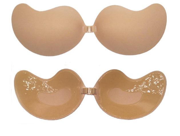 Strapless Backless Push-Up Bra - Skin colour is impermeable / L C