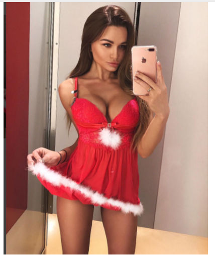 Christmas Lingerie Costume Set