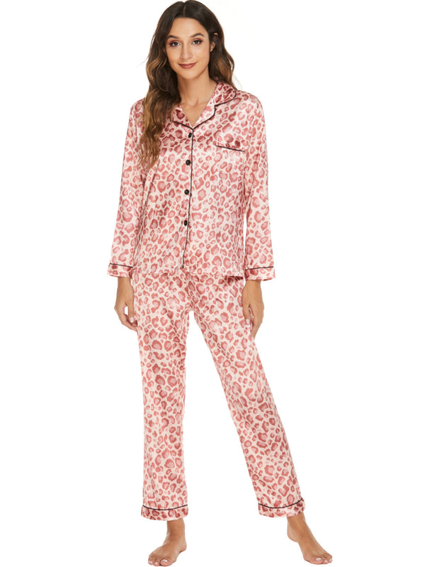 Two-Piece Stretch Satin Pyjamas
